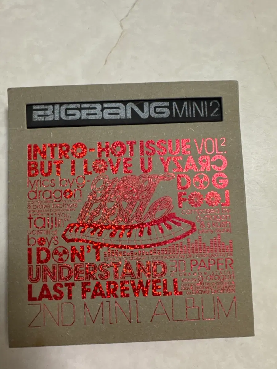 빅뱅 BIGBANG 2집 미니앨범 LAST FAREWELL