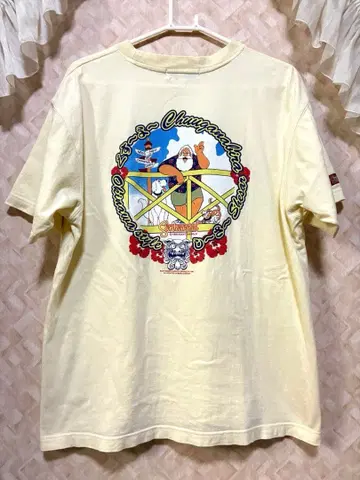 오키나와 한정판 초레어 90s 산타월드 T셔츠 레트로 빈티지 새상품급