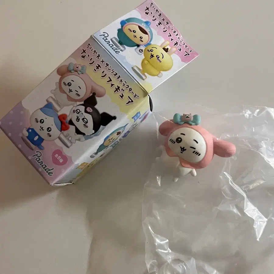 산리오 치이카와 마이멜로디 콜라보 가챠 피규어