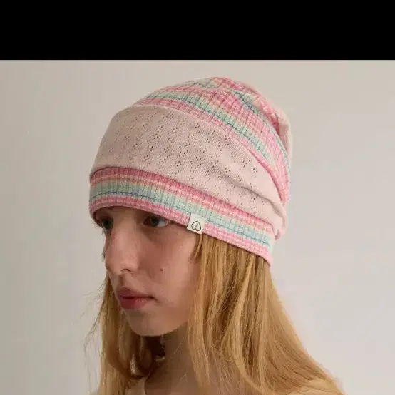 [구해요] 펀프롬펀 boho stripe beanie pink 핑크 비니