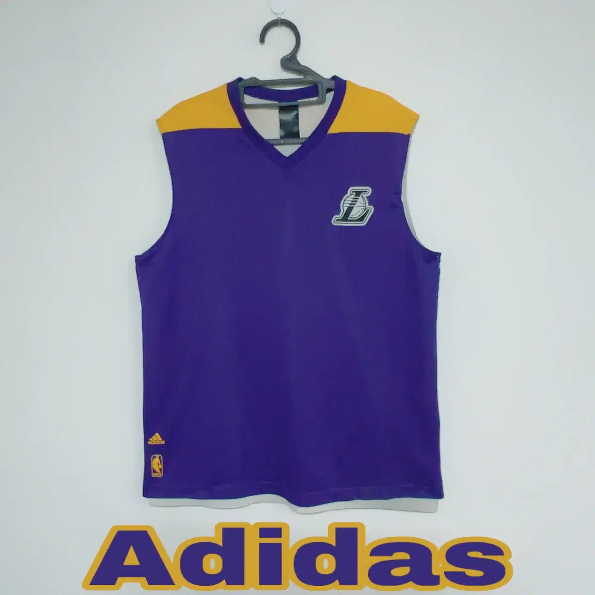아디다스 NBA LA레이커스 올드스쿨 블록코어 여름 농구나시