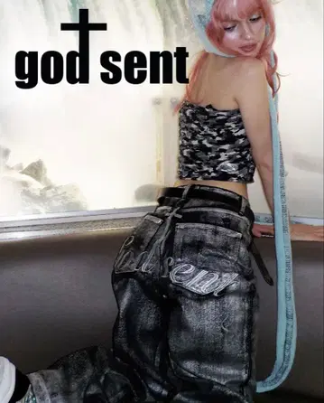 무신사 다이 다이 샵 갓 센트 팬츠