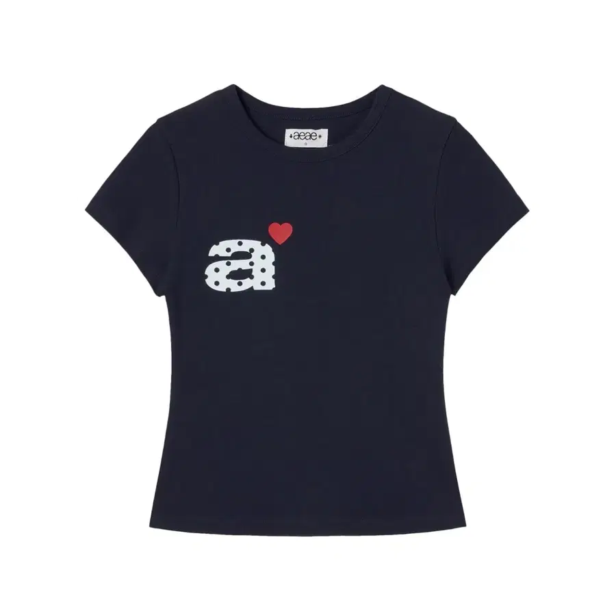 aeae 도트 레터티 반팔