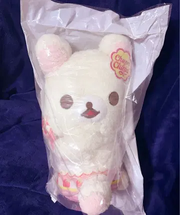 리락쿠마 츄파춥스 봉제 인형 XL 코리락쿠마 택 포함 미개봉 새상품