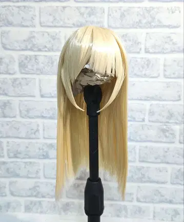 가발 스트레이트 베이지 계열 인형
