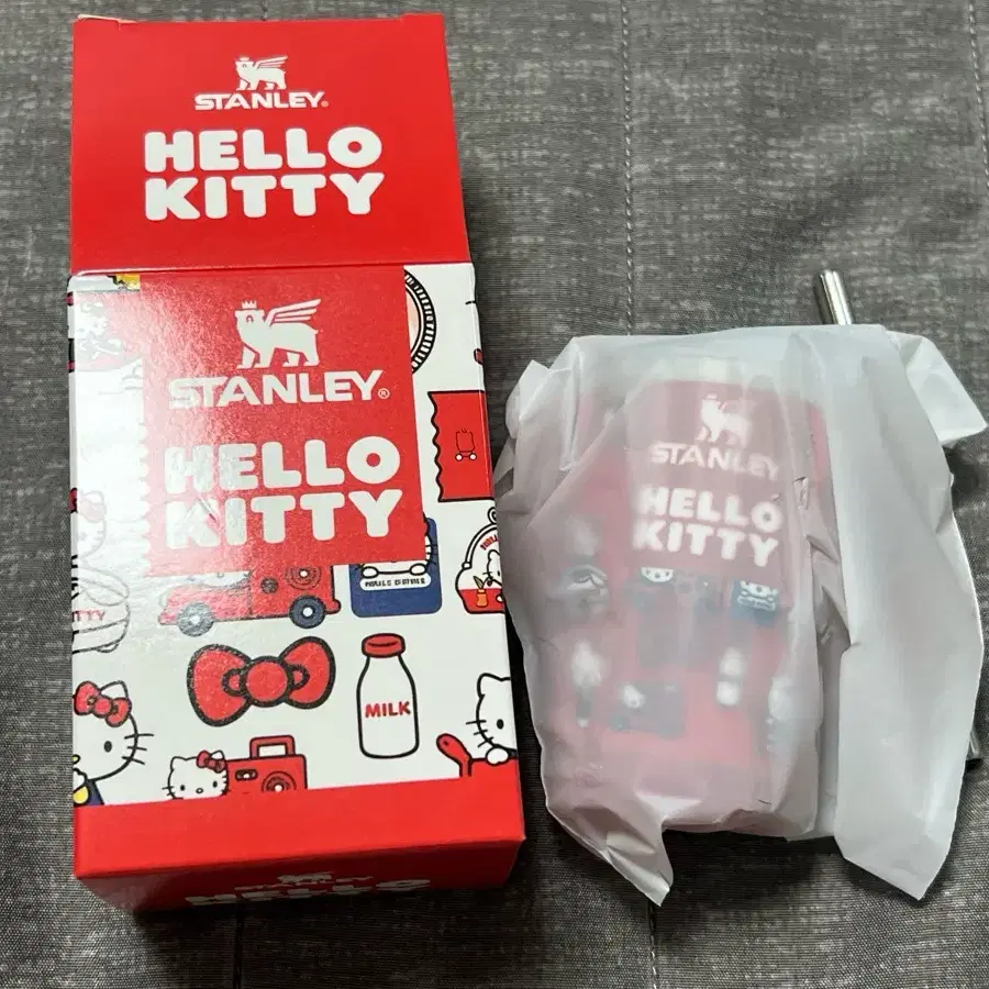 키티 텀블러 키링 (레드,노랑,블랙