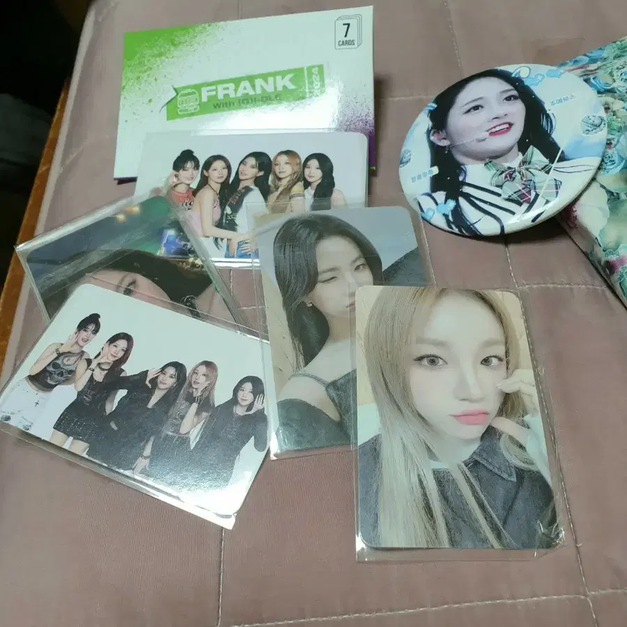 아이들 프랭크 7cards 포토카드 그외인형 잡다 세트