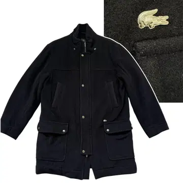 LACOSTE 울 자켓 미들 기장 블랙 남성용 52