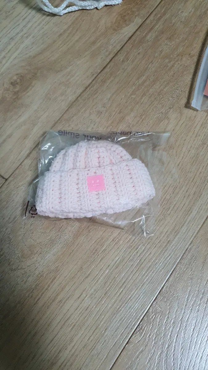 10cm 인형 옷 10깅 누이 의상 비니 모자 핑크, 검정