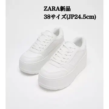 ZARA 플랫폼 스니커즈 38 사이즈 (JP24.5cm) 택 포함 새상품