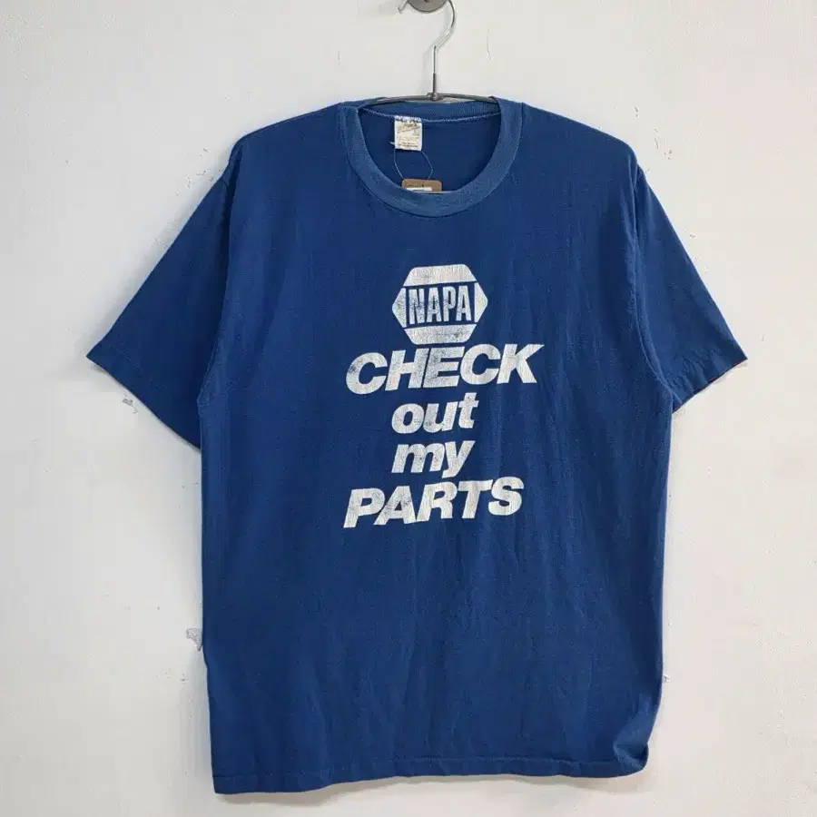 80s Sportswear 싱글스티치 NAPA 빈티지 반팔 L