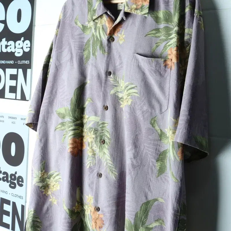 (2XL-4XL) 자메이카 잭스 반팔셔츠 남방 90S 년대-H35055