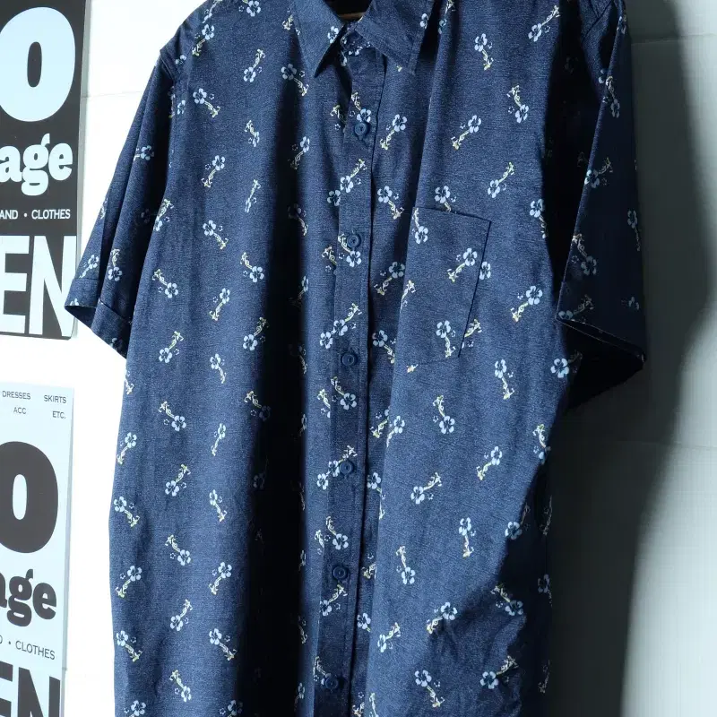 (2XL-3XL) 브랜드빈티지 반팔셔츠 남방 90S년대-H35064