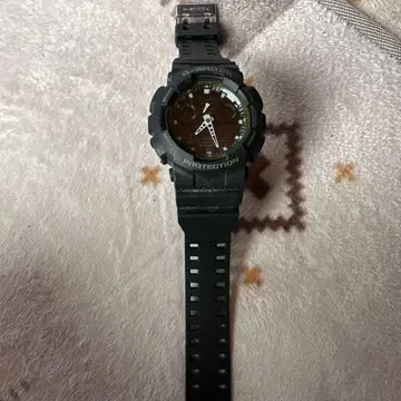 CASIO G-SHOCK GA-100 블랙 카키 손목시계