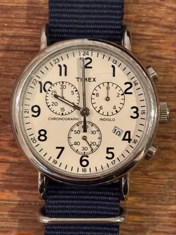 [2일 한정 가격 인하] [새상품급] TIMEX 위켄더 크로노그래프 손목시계