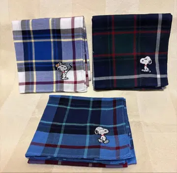 스누피 SNOOPY 손수건 3장 세트