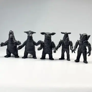 울트라 괴수 지우개 대도감 블랙 5체
