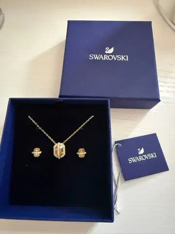 Swarovski 스와로브스키 Favor 목걸이 귀걸이 세트