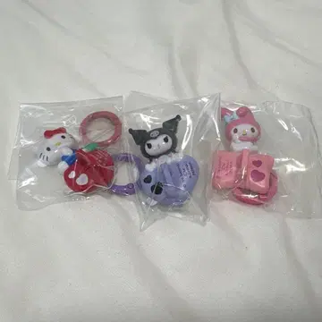 산리오 키링 행거 마이멜로디 쿠로미 키티