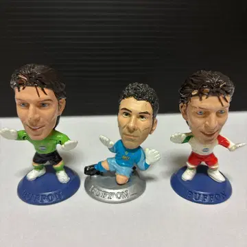 축구 전 이탈리아 대표 GK 피규어 부폰 3체 세트
