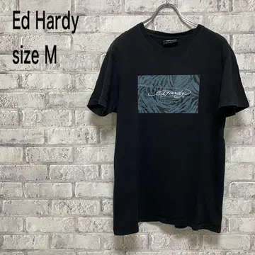 [ Ed Hardy ] 에드하디 티셔츠 size M 블랙 멋짐
