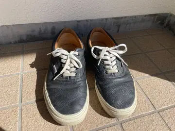 VANS AUTHENTIC 레더 블랙 26.5