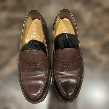 REGAL 리걸 남성용 로퍼 브라운