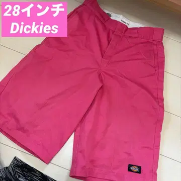 Dickies 루즈핏 28인치 핑크 숏팬츠 하프 팬츠