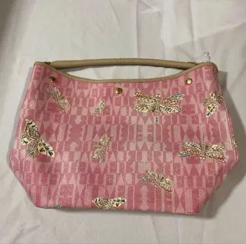 FURLA 훌라 토트백 핑크 잠자리 패턴