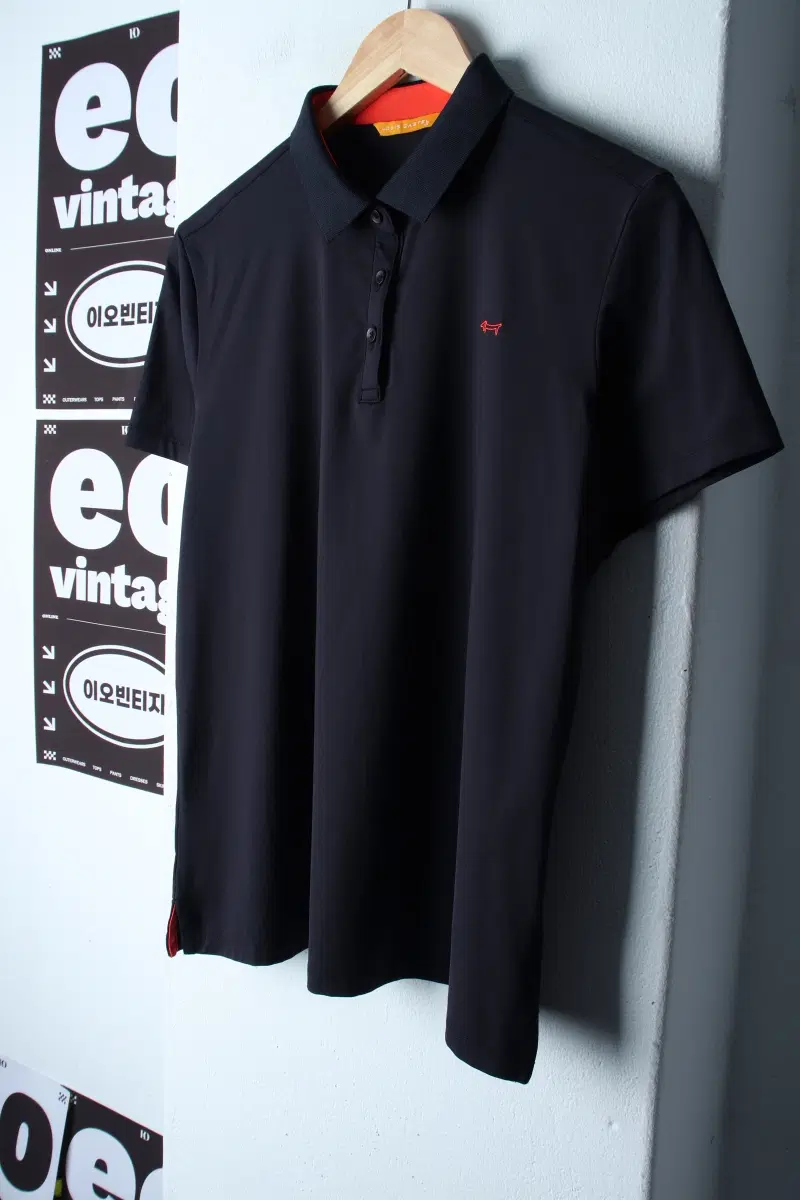 W(2XL) 루이까스텔 반팔 카라 티셔츠 빅사이즈 골프-H35182