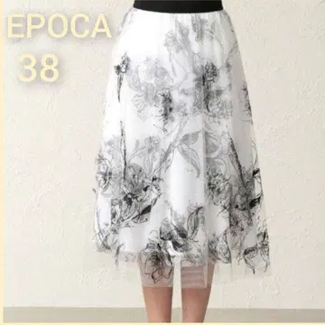 새상품급 EPOCA 에포카 릴리 튤 롱 스커트 38