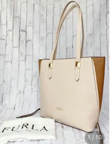 FURLA 훌라 KIM 토트백 핑크 베이지 브라운