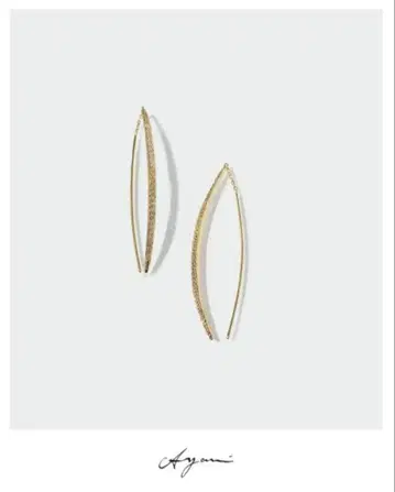 Ayami jewelry 아야미 주얼리 Pave 스트레이트 귀걸이