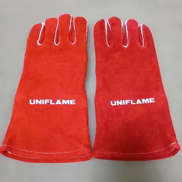 UNIFLAME 캠핑 장갑 레드