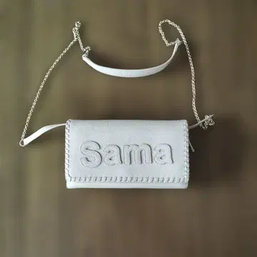 Samantha Thavasa 화이트 체인 숄더백 장지갑