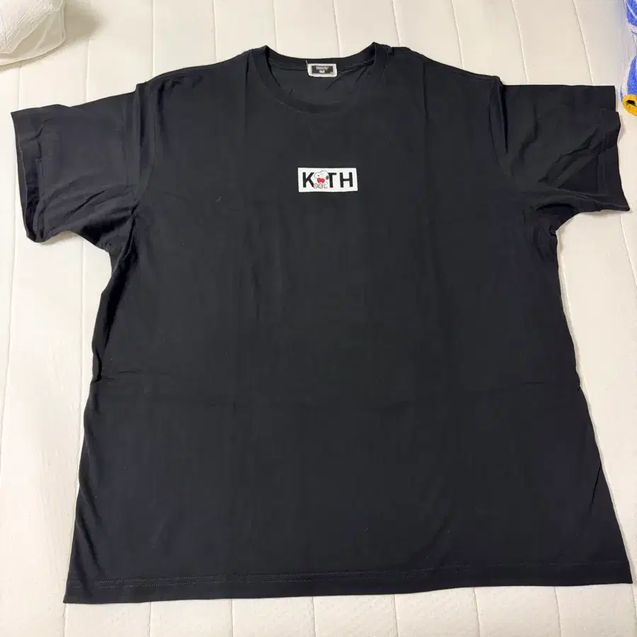 [국내정품/XXL] KITH 키스 x 피너츠 스누피 클래식 박스로고 반팔
