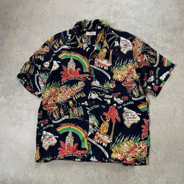 SUN SURF 선서프 하와이안 셔츠 반팔