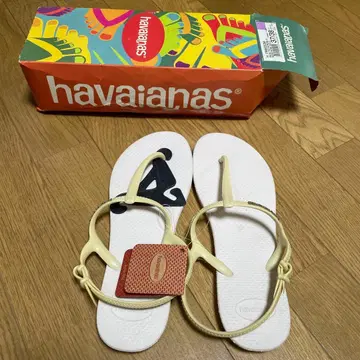 미사용 Havaianas H. 비치 샌들 37/38