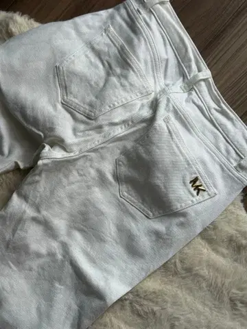 Michael Kors 화이트 데님 팬츠