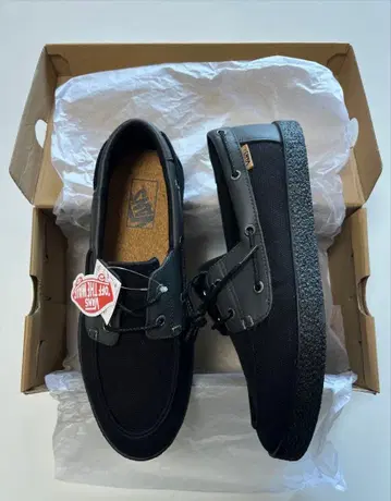 28.5 새상품 VANS KOOKA 데크 슈즈 반스 레어 상품 블랙