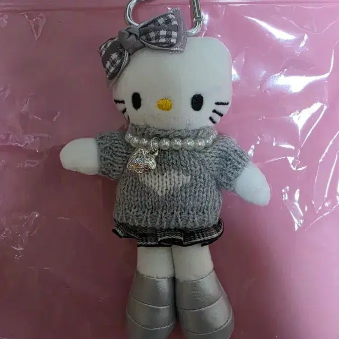 키티 롱다리 인형 키링 새상품