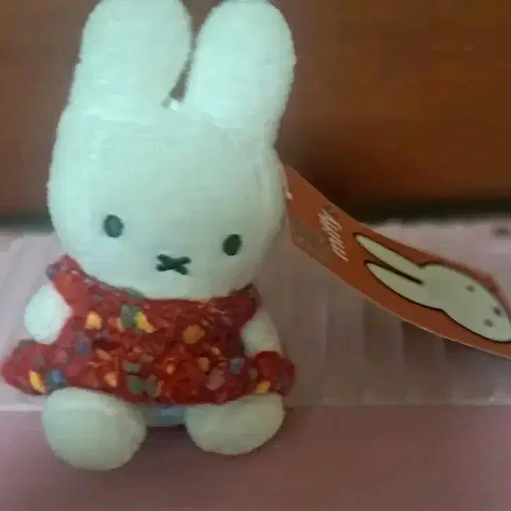 미피 인형 빨간뜨개 원피스키링