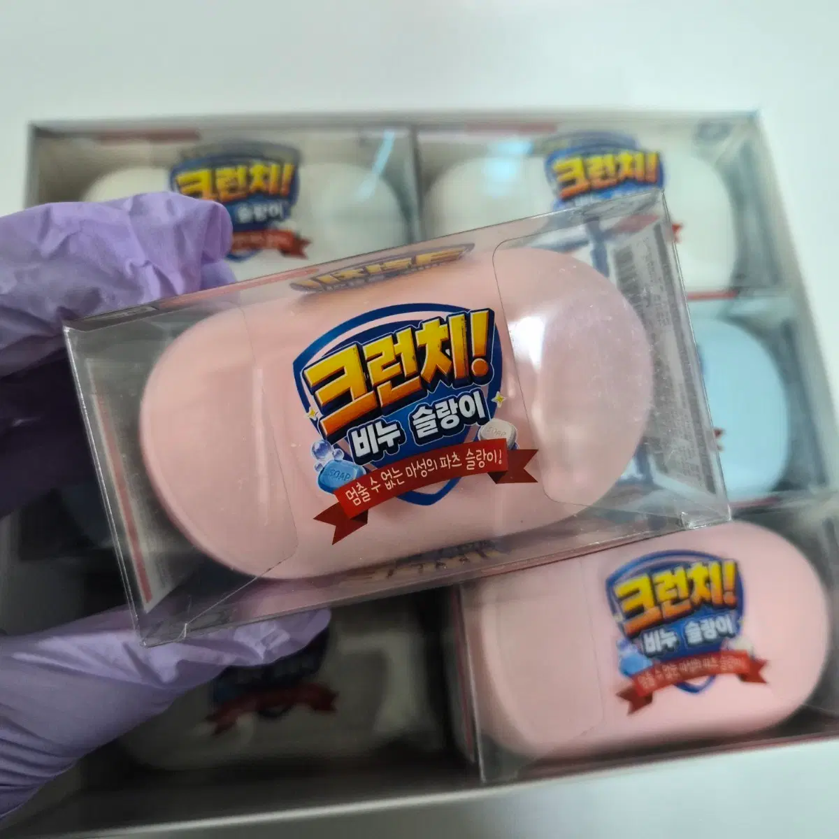 크런치 비누 슬랑이 말랑이(새상품)