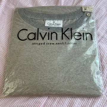 빈티지 Calvin Klein 스트라이프 크루넥 T셔츠 M