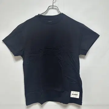 남성용 Jil Sander 질 샌더 로고 T셔츠 블랙 S