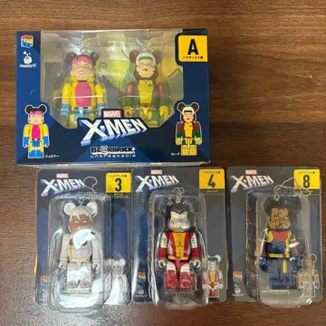 해피 복권 BE@RBRICK MARVEL X-MEN 4종 세트