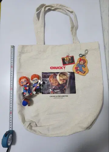 CHUCKY 차일드 플레이 토트백 피규어 키링 세트