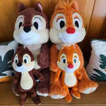 칩과 데일 봉제 인형 4개 세트