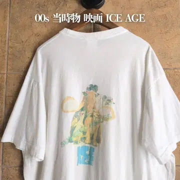 당시 물건 00s 아이스 에이지 (ICE AGE) 영화 무비 T셔츠