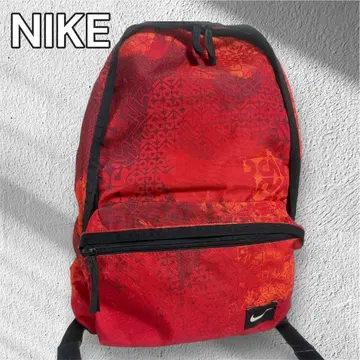 NIKE 나이키 백팩 레드 올 패턴 스포츠 통학 y2k
